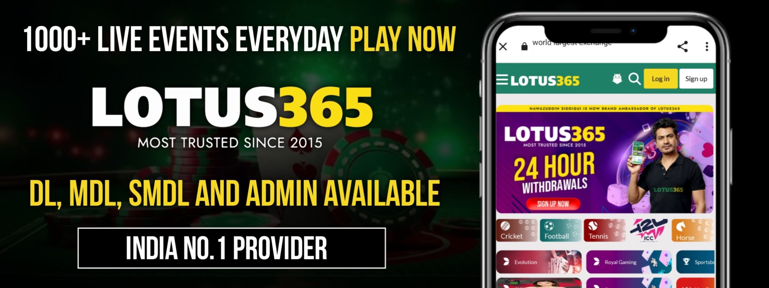 Master Panel 4 Lotus365 DL, MDL, SMDL & Admin Available